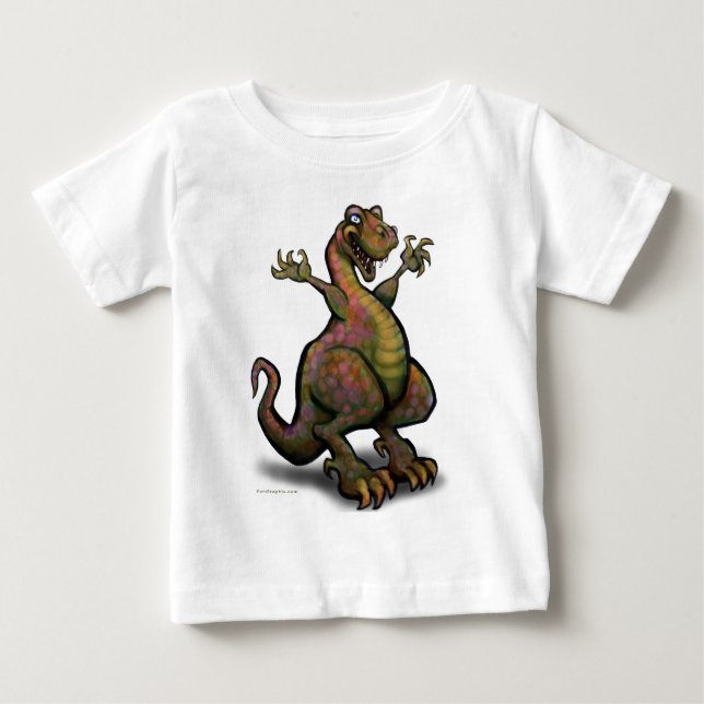 T-shirt Pour Bébé T-Rex (Devant)
