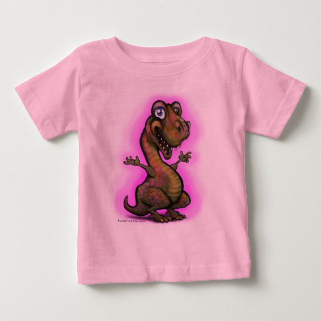T-shirt Pour Bébé T-Rex pour bébé (Devant)