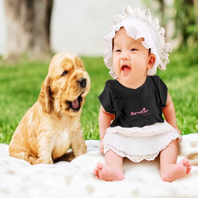 T-shirt Pour Bébé T-Shi bébé fille mignonne Bestie conception de coe (Créateur téléchargé)