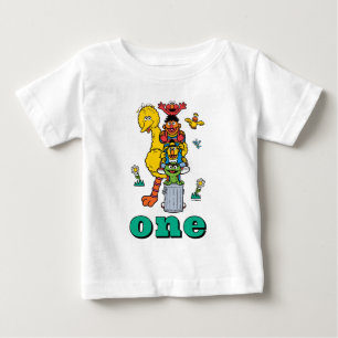 T-shirt Pour Bébé T-Shi pour le premier anniversaire des personnages