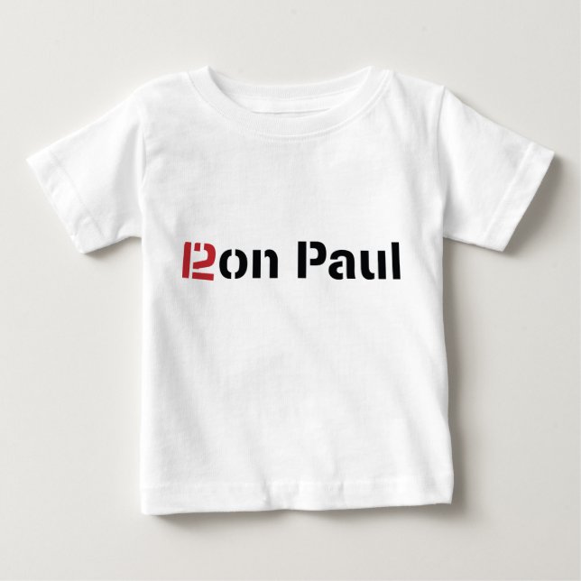 T-shirt Pour Bébé T-shirt 2012 de bébé de Ron Paul (Devant)