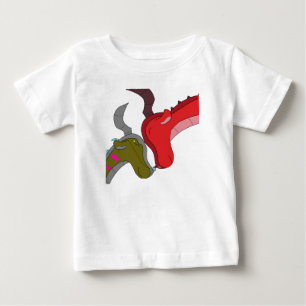 T-shirt Pour Bébé T-shirt "Amour : Maman et bébé dragon"