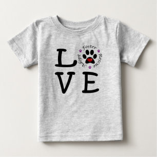 T-shirt Pour Bébé T-shirt animal du Jersey d'amende de bébé d'amou