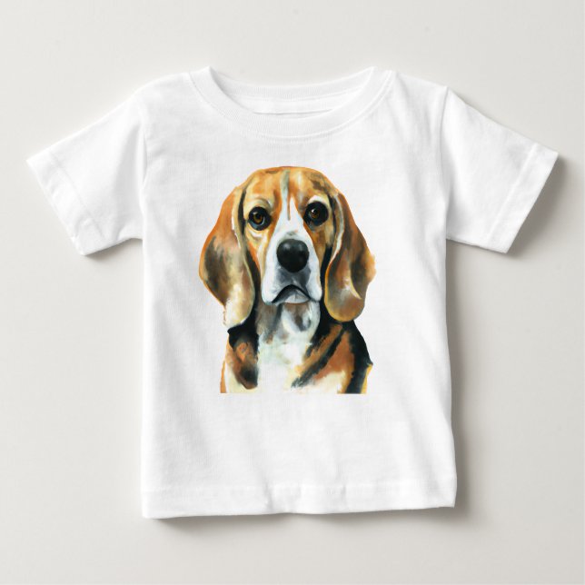 T-shirt Pour Bébé T-shirt Beagle bébé (Devant)