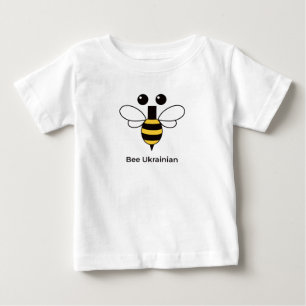 T-shirt Pour Bébé T-shirt bébé abeille ukrainienne mignonne