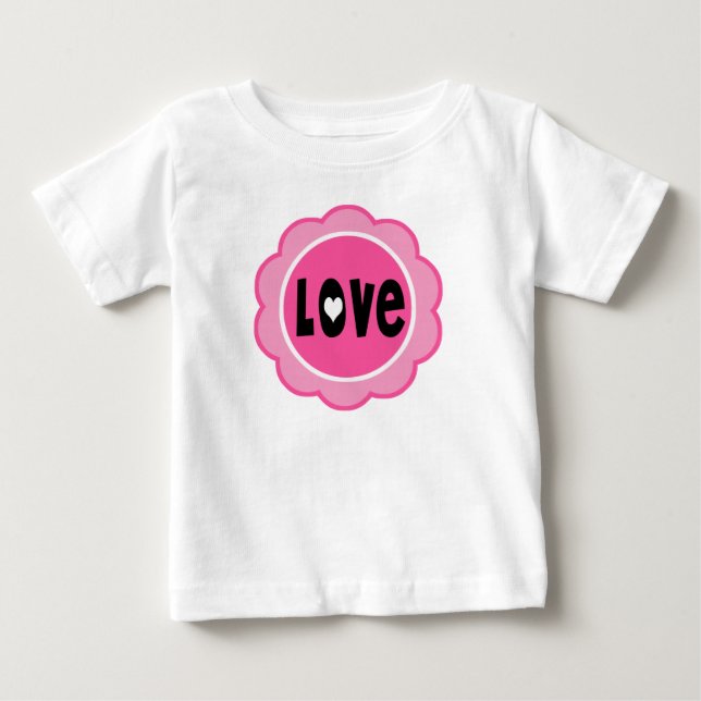 T-SHIRT POUR BÉBÉ T-SHIRT BÉBÉ AMOUREUX (Devant)