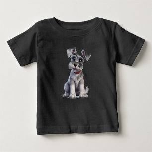 T-shirt Pour Bébé T-Shirt bébé animal noir et blanc