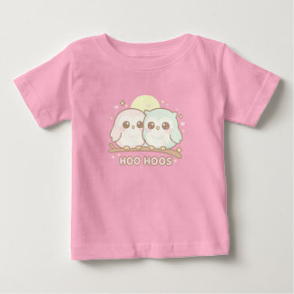 T-shirt Pour Bébé T-shirt bébé avec chouette mignonne – Adorables “H