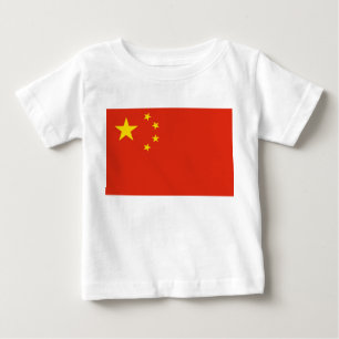T-shirt Pour Bébé T-shirt bébé avec drapeau de la Chine