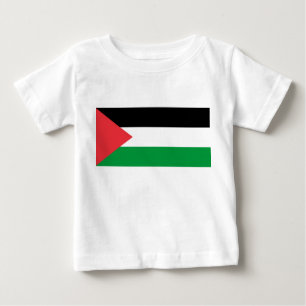 T-shirt Pour Bébé T-shirt bébé avec drapeau de la Palestine