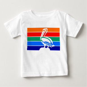 T-shirt Pour Bébé T-shirt bébé avec drapeau de Saint-Pétersbourg