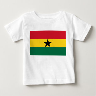 T-shirt Pour Bébé T-shirt bébé avec drapeau du Ghana