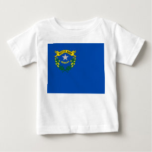 T-shirt Pour Bébé T-shirt bébé avec drapeau du Nevada