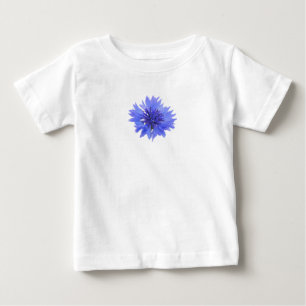 T-shirt Pour Bébé T-shirt bébé avec fleur de maïs bleue
