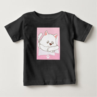 T-shirt Pour Bébé T-shirt bébé avec imprimé de chat mignon