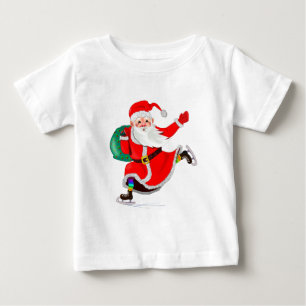 T-shirt Pour Bébé T-shirt bébé avec Père Noël - Noël