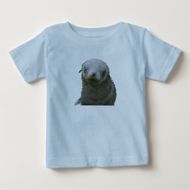 T-shirt Pour Bébé T-shirt bébé avec un bébé phoque mignon (Devant)