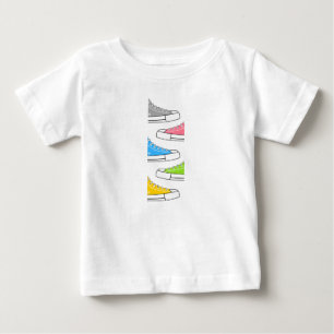 T-shirt Pour Bébé T-shirt bébé Basket décontracté coloré