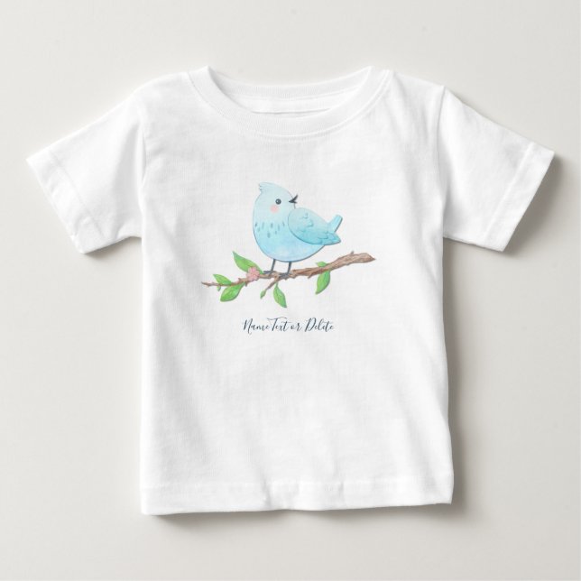 T-shirt Pour Bébé T-shirt bébé Blue Bird (Devant)