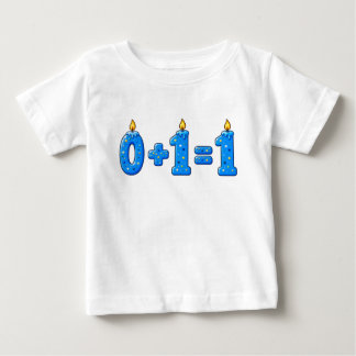 T-shirt Pour Bébé T-Shirt Bébé Bougie d'Anniversaire Premier Gâteau 