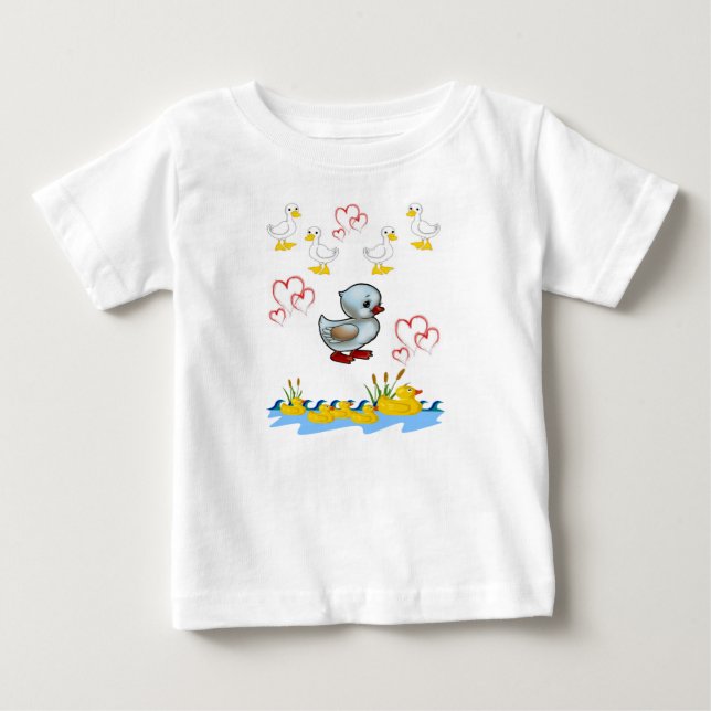 T-shirt Pour Bébé T-shirt bébé canard (Devant)