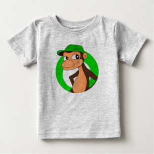 T-shirt Pour Bébé T-shirt bébé caricature chimpanzé