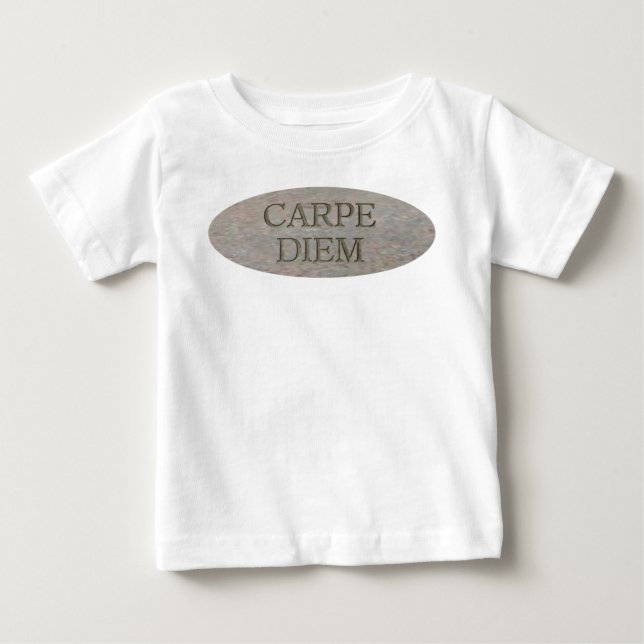 T-shirt Pour Bébé T-shirt bébé Carpe Diem Stone (Devant)