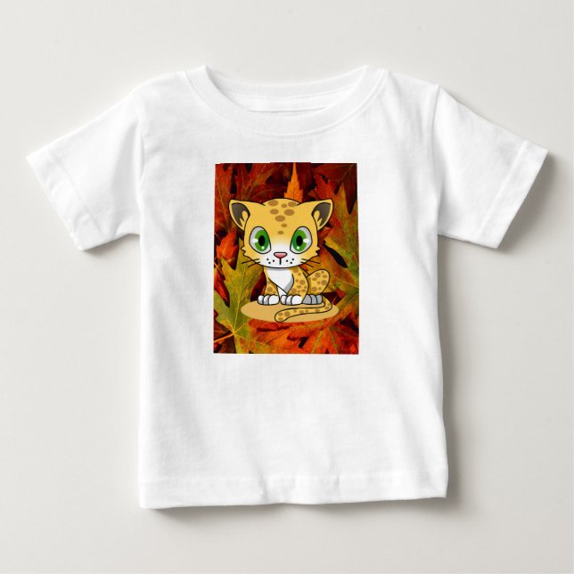 T-shirt Pour Bébé T-shirt bébé chat (Devant)