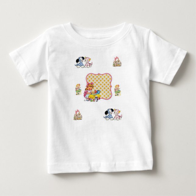 T-shirt Pour Bébé T-shirt bébé chat (Devant)