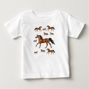 T-shirt Pour Bébé T-shirt bébé cheval