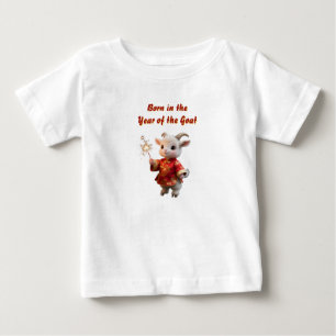 T-shirt Pour Bébé T-shirt bébé chèvre avec des cierges magiques