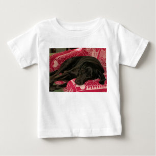 T-shirt Pour Bébé T-shirt bébé chien endormi