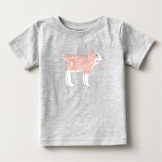T-shirt Pour Bébé T-Shirt Bébé Chien Heureux