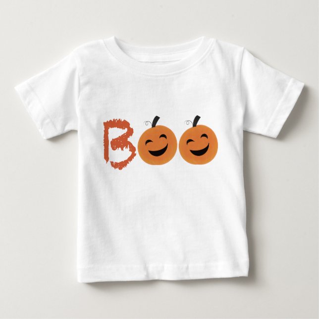 T-shirt Pour Bébé T-shirt bébé Citrouille mignon 1er Halloween (Devant)