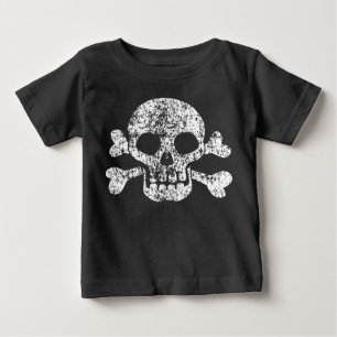 T-shirt Pour Bébé T-shirt bébé crâne et os croisés