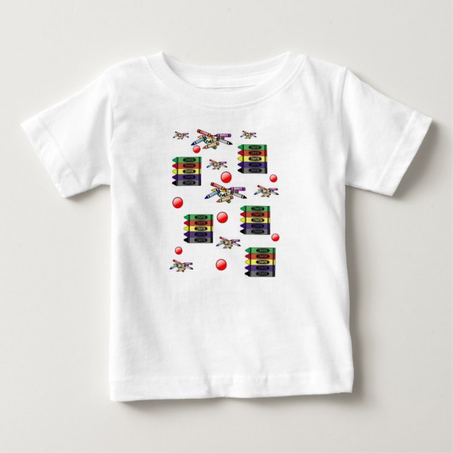 T-shirt Pour Bébé T-shirt bébé Crayon (Devant)