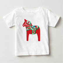 T-shirt bébé Dala Horse
