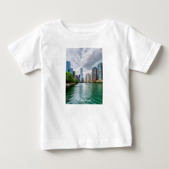 T-shirt Pour Bébé T-shirt bébé de Chicago River (Devant)