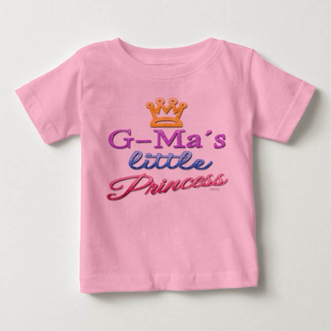 T-shirt Pour Bébé T-shirt bébé de la petite princesse G-Ma (Devant)