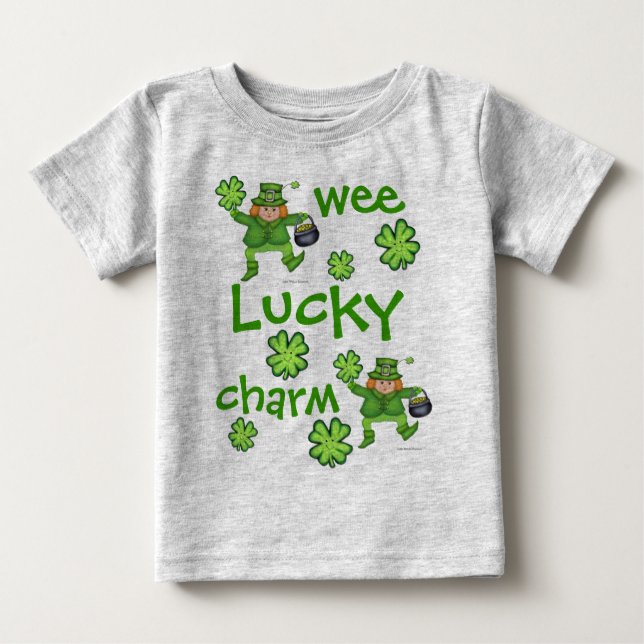 T-shirt Pour Bébé T-shirt bébé de la Saint Patrick (Devant)