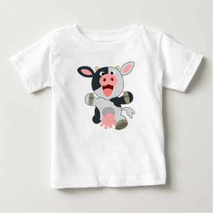 T-shirt Pour Bébé T-shirt Bébé de vache à caricatures joyeux