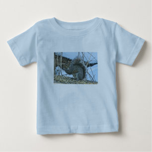 T-shirt Pour Bébé T-shirt bébé d'écureuil gris