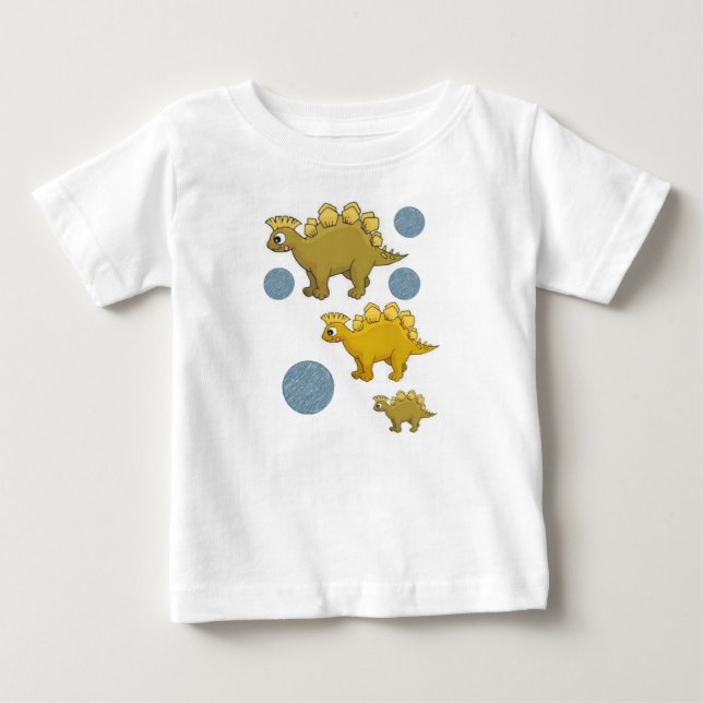 T-shirt Pour Bébé T-shirt bébé Dinosaur (Devant)