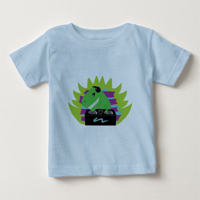 T-shirt Pour Bébé T-shirt bébé Dj-asaurus Rex (Devant)