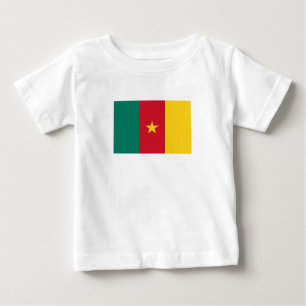 T-shirt Pour Bébé T-Shirt Bébé Drapeau Cameroun Patriotique