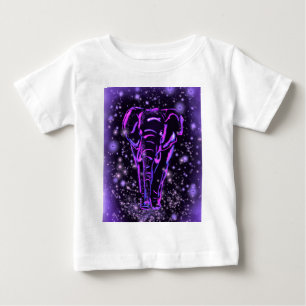 T-shirt Pour Bébé T-shirt bébé éléphant violet