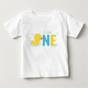 T-shirt Pour Bébé T-shirt bébé en caoutchouc canard premier annivers