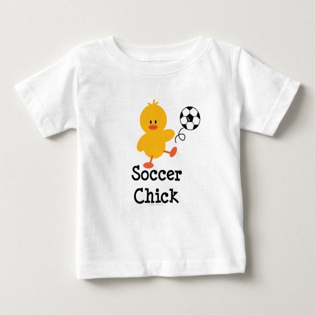 T-shirt Pour Bébé T-shirt Bébé en Football (Devant)