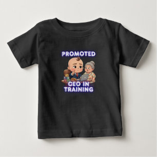 T-shirt Pour Bébé T-shirt bébé en formation de PDG – Cadeau drôle po