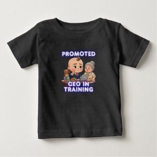 T-shirt Pour Bébé T-shirt bébé en formation de PDG – Cadeau drôle po